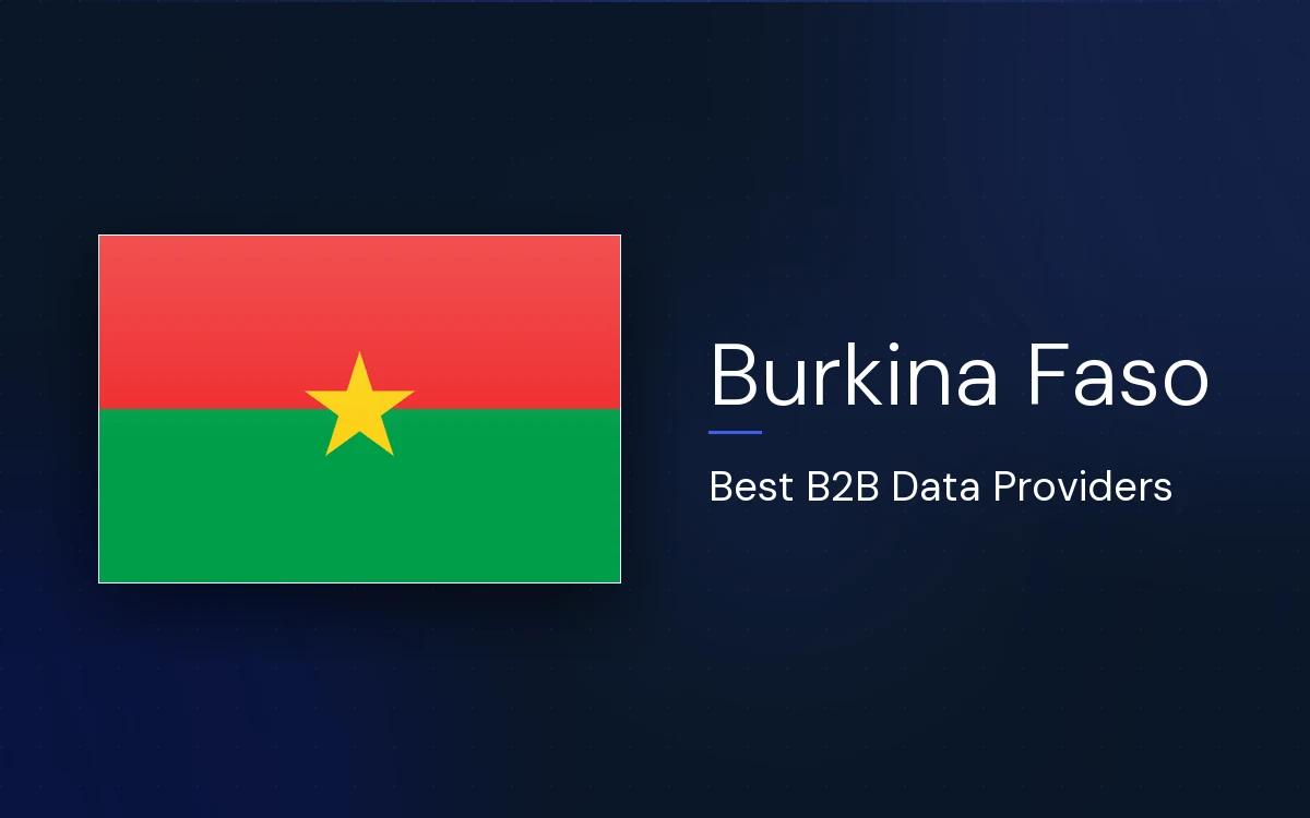 6 Best B2B Data Providers in Burkina Faso in 2026