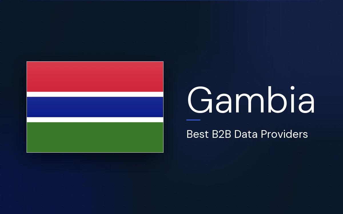 6 Best B2B Data Providers in Gambia in 2026