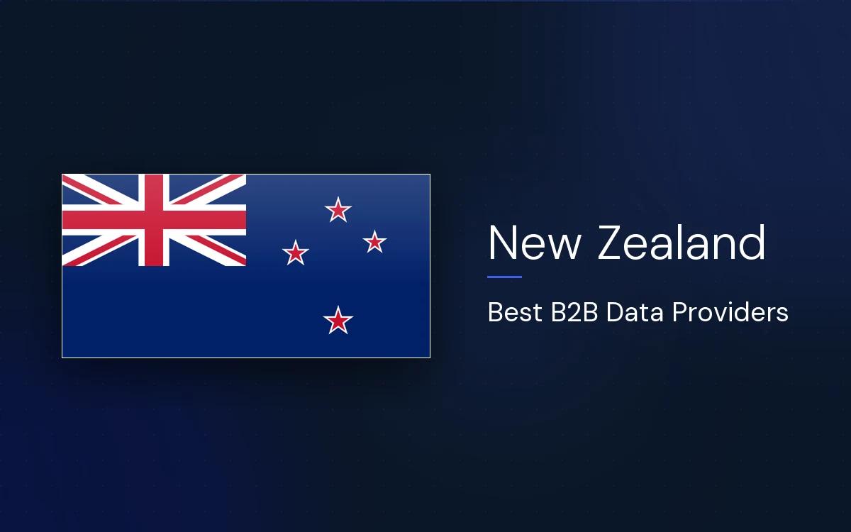 8 Best B2B Data Providers in New Zealand in 2026