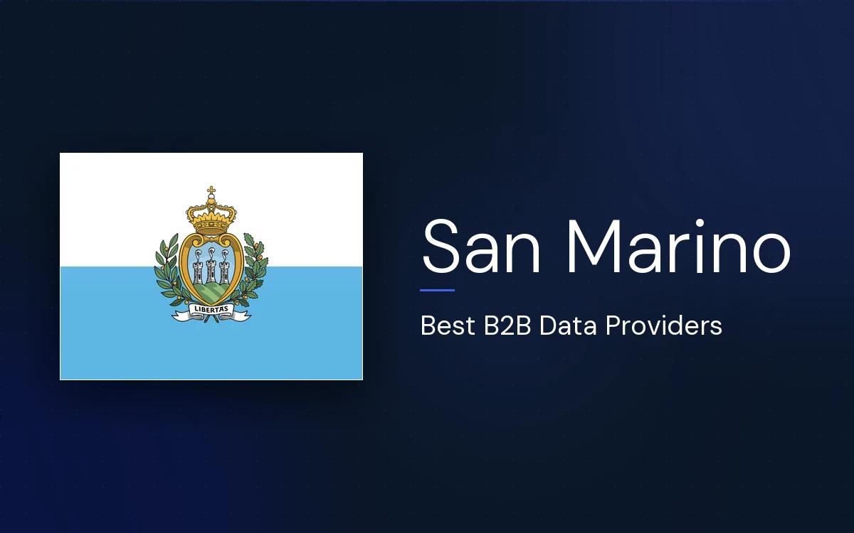 6 Best B2B Data Providers in San Marino in 2026