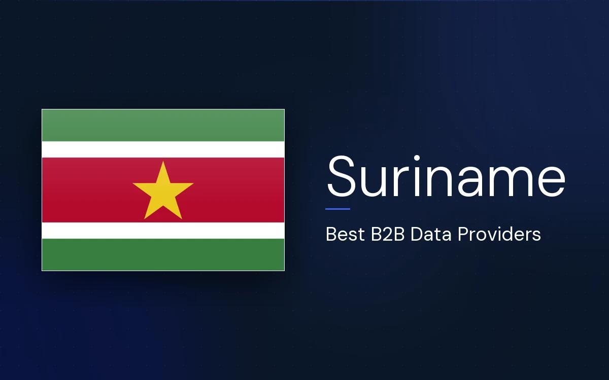 6 Best B2B Data Providers in Suriname in 2026