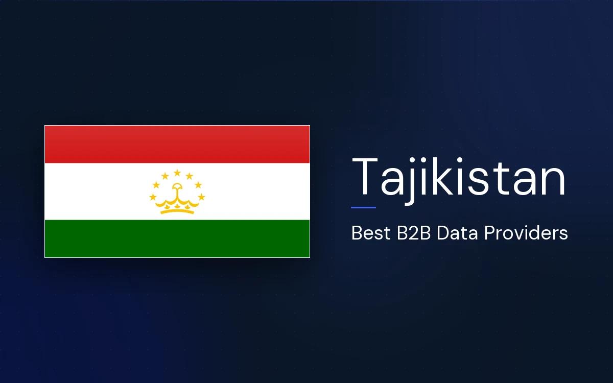 6 Best B2B Data Providers in Tajikistan in 2026
